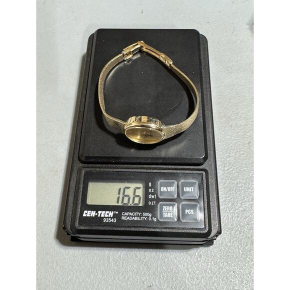 Vintage Windup Ladies Movado 14K Solid Gold Unique Classic Watch 16.6 Grams - Picture 10 of 10